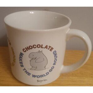 Sandra Boynton Coffee Mug  Chocolate Makes the World go Round Vintage